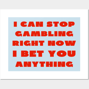 Gambling funny Posters and Art